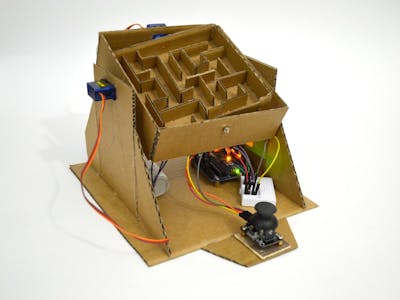 Arduino Marble Maze Labyrinth