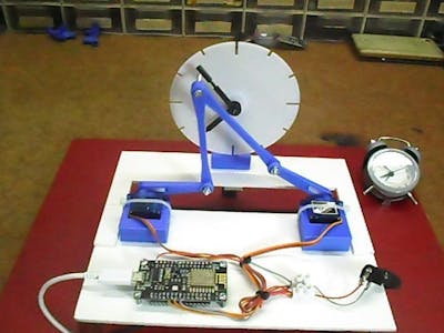 3D-Printed Kinetic Servo Clock