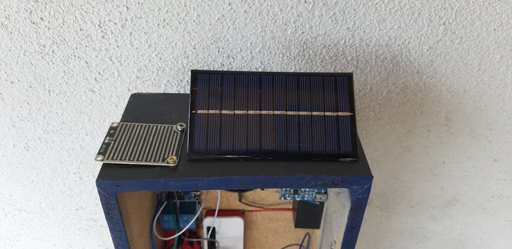 Solar Panel and Rain sensor
