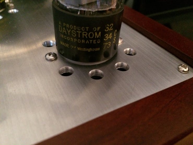 Counter-sunk vent holes