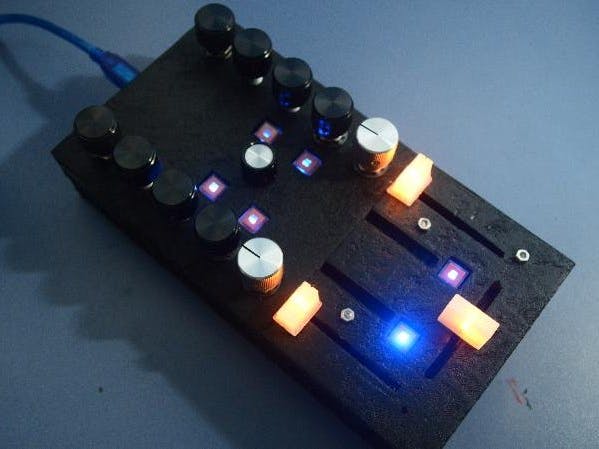 Arduino DIY DJ MIDI Controller ZX1
