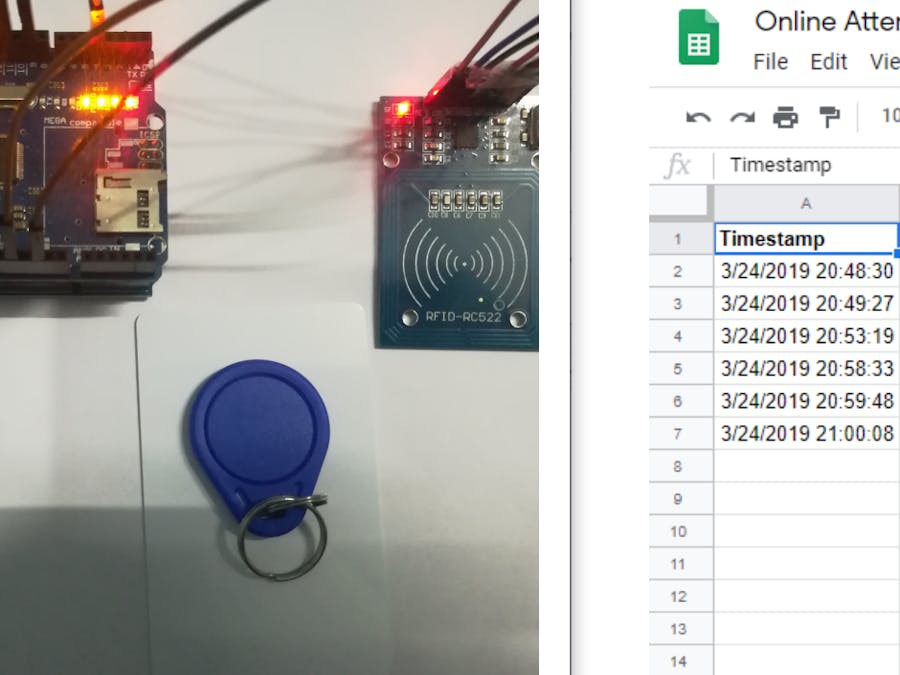 Attendance System Based on Arduino and Google Spreadsheet