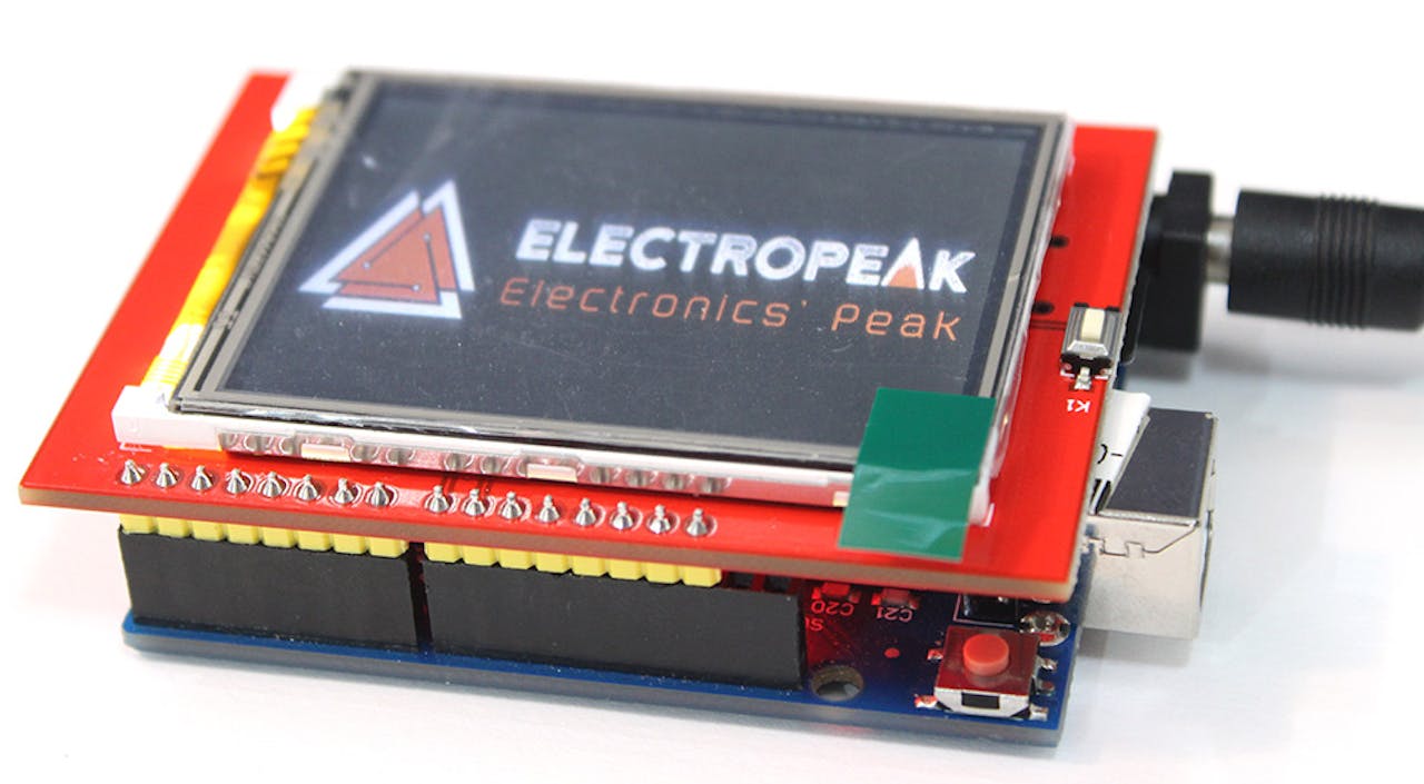 Arduino 2 4 Touch Screen Lcd Shield Tutorial Arduino Project Hub