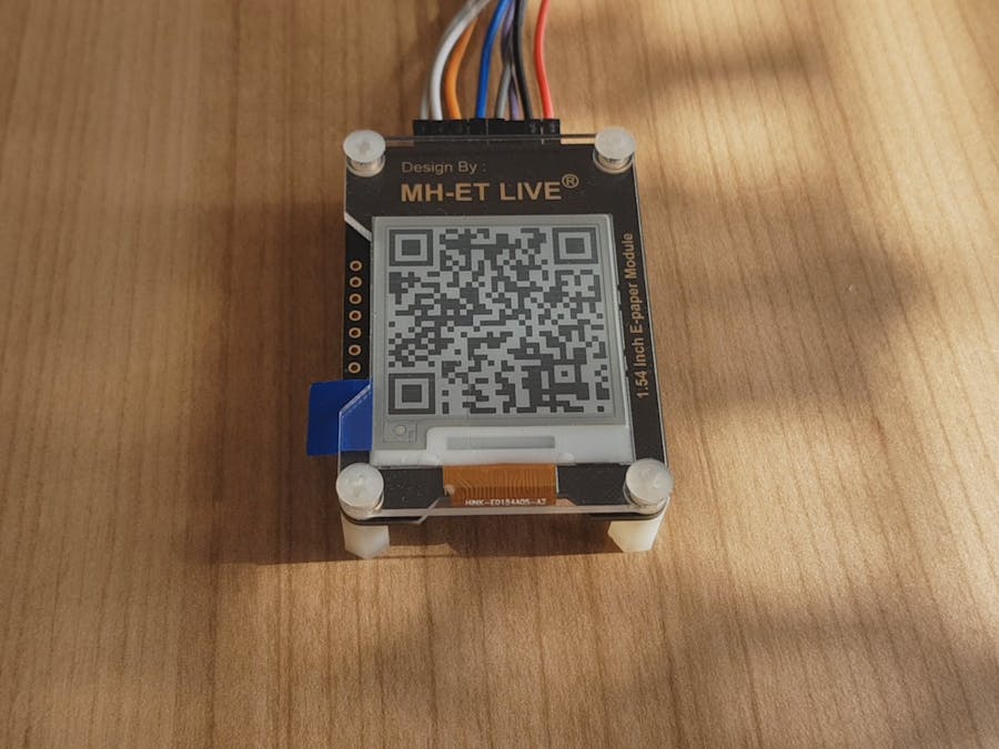 Simple E Ink Display MH-ET LIVE 1.54" for Your Projects