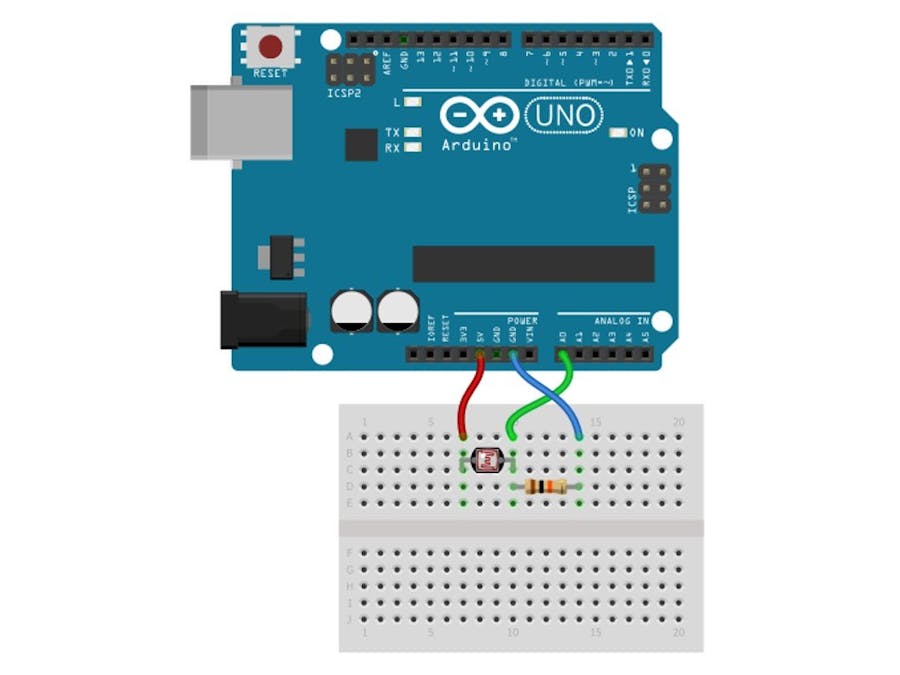 Working with Light Dependent Resistor (LDR) - Arduino Project Hub