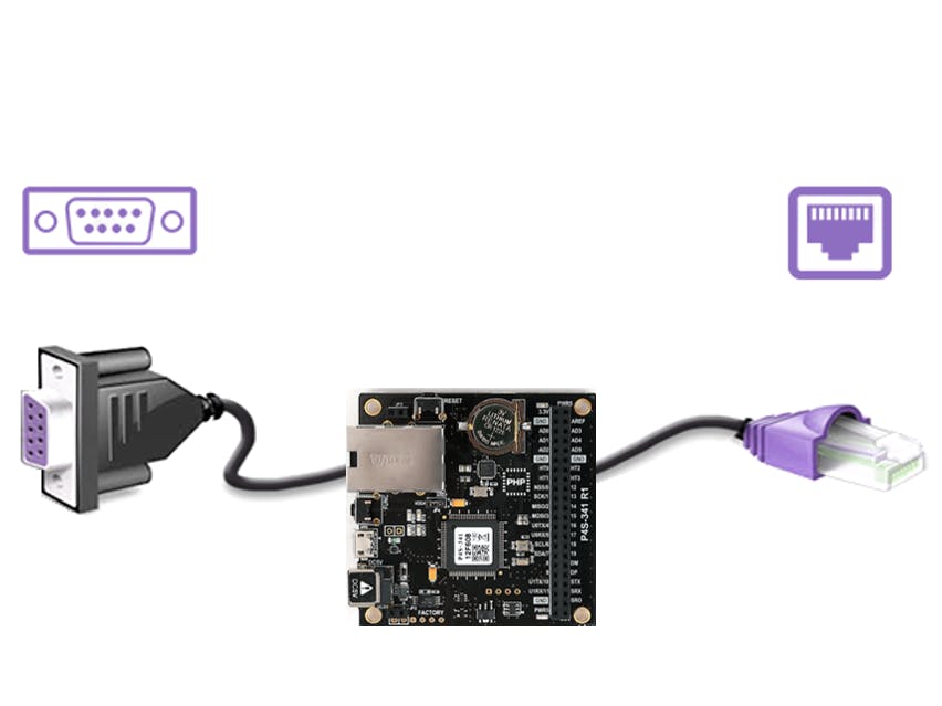 Make a Serial TCP Converter with PHPoC