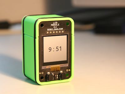 Clock with Stopwatch Activated by Accelerometer