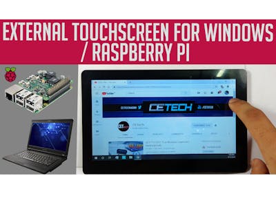 External HDMI Touchscreen for Windows & Raspberry Pi