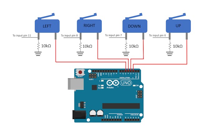 4-Way Joystick Control - Arduino Project Hub | Two Prong Micro Switch Wiring Diagram | | Arduino Create
