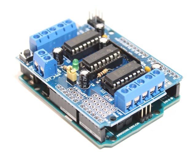 Arduino L293D Motor Driver Shield Tutorial - Arduino Project Hub