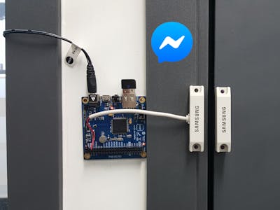 PHPoC - Monitoring Door Open via Facebook Messenger