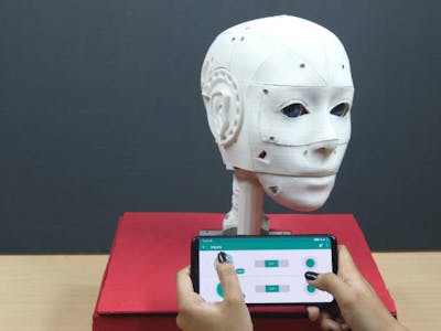 Smartphone Controlled 3D-Printed Humanoid Robot