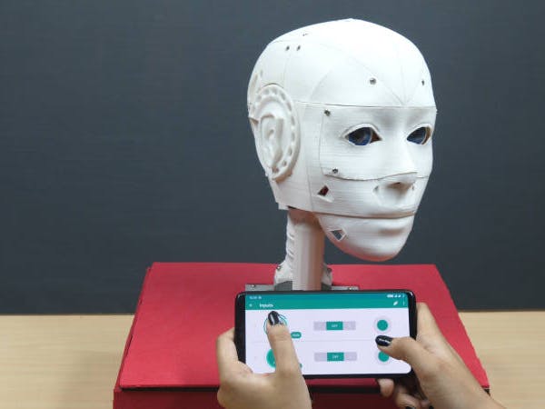 Smartphone Controlled 3D-Printed Humanoid Robot