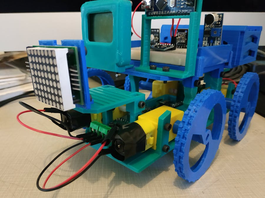 CodeRcar: The Kid-Friendly 3D-Printable DIY Robot Vehicle