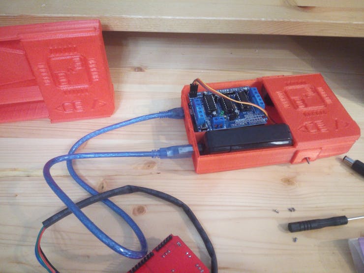 A real-life mock-up of the B^3 CE Mini