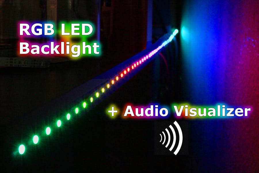 RGB Backlight + MSGEQ7 Audio Visualizer