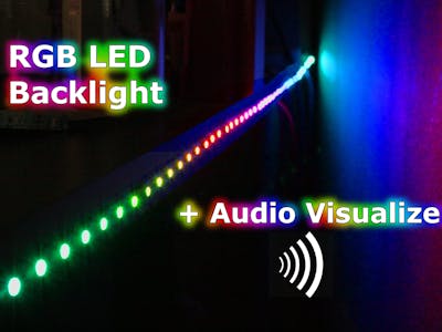 RGB Backlight + MSGEQ7 Audio Visualizer