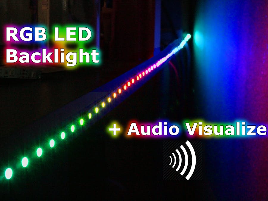 RGB Backlight + MSGEQ7 Audio Visualizer