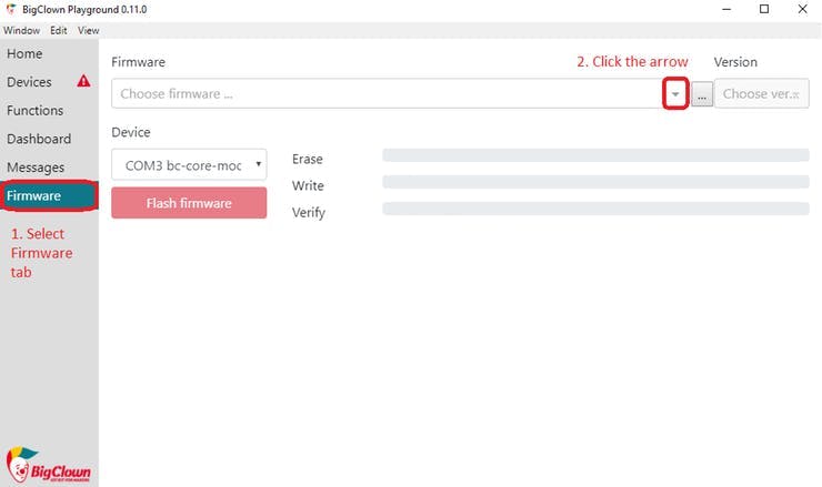 How to flash the firmware