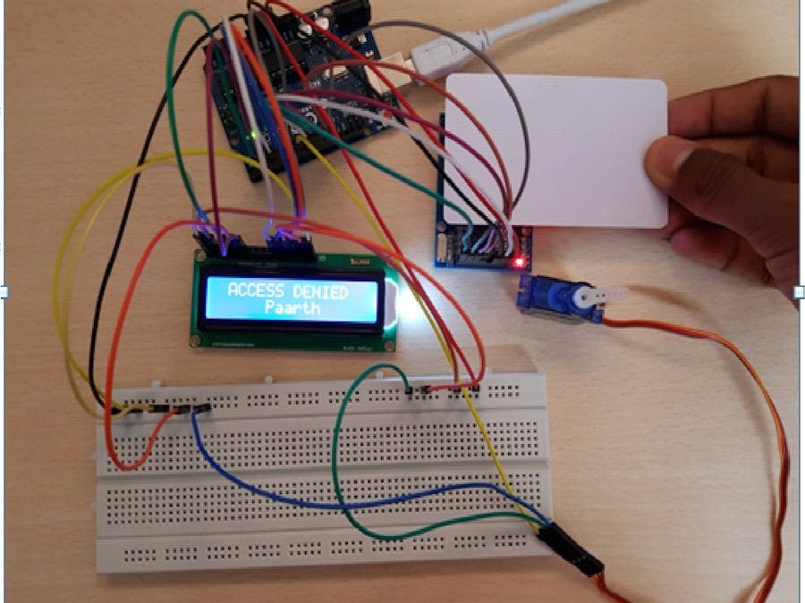 Rfid Door Lock System Arduino Project Hub