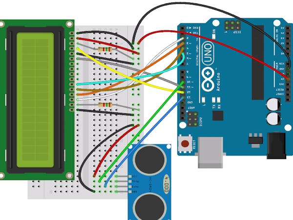 Distance Measurement Using Ultrasonic Sensor Arduino Project Hub 1096