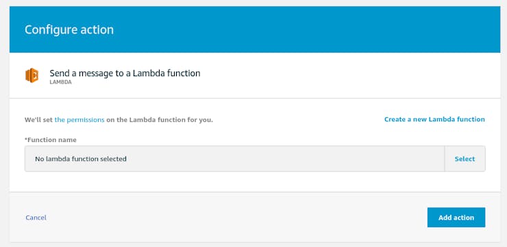 AWS IoT - Funnel to Device Shadow - send to Lambda function