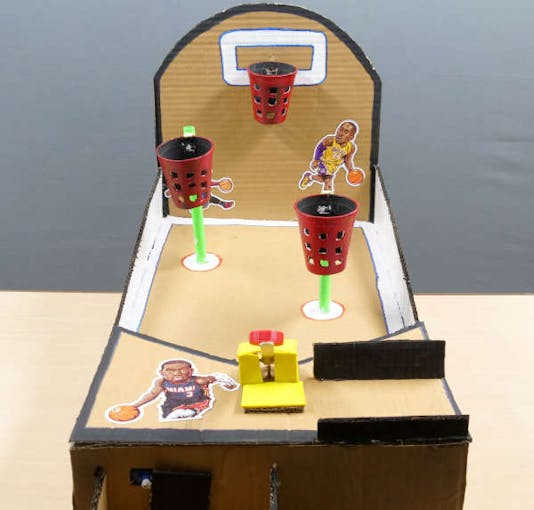Smart Basketball Arcade Game With Score Counting Hoops Arduino