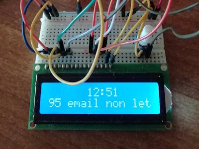 Arduino Gmail Clock