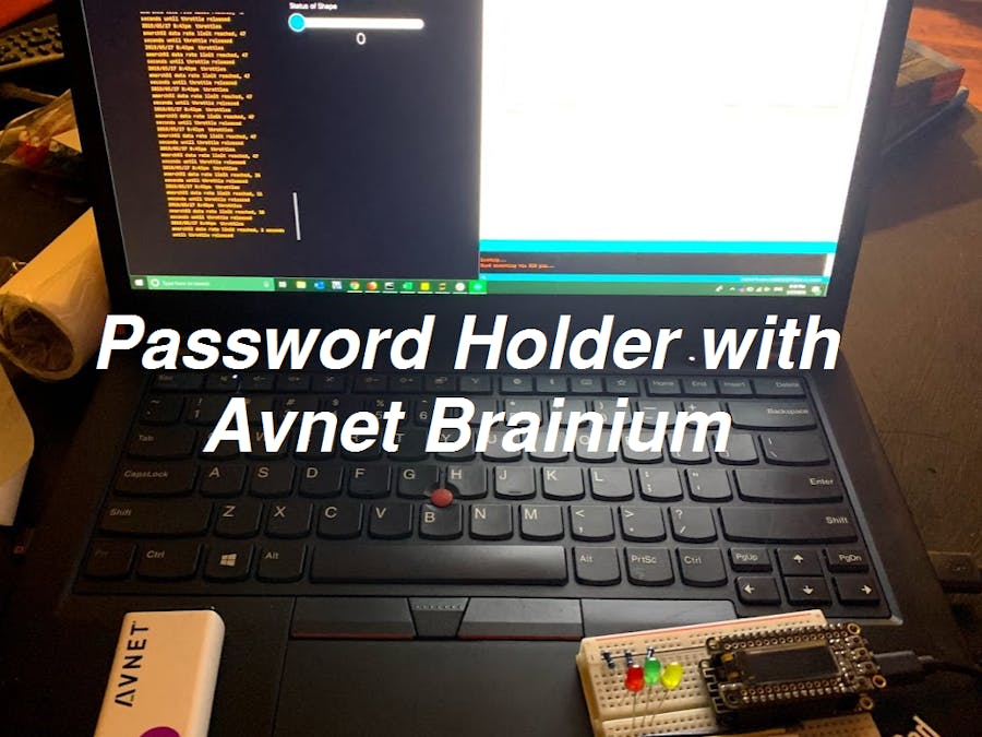 Password Holder with Avnet Brainium