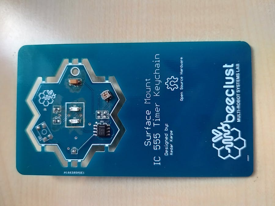 Timer-Based LED Keychain