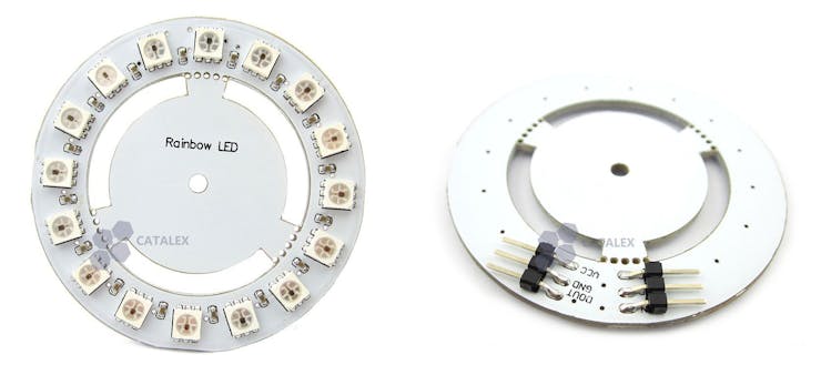 Ring of NeoPixels from the kit.