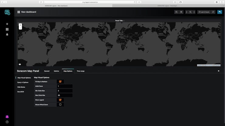Then click on Map Options
