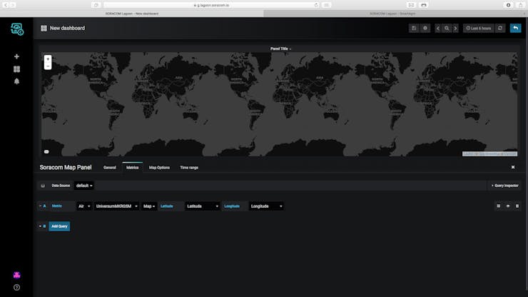 Select options so that the metric looks as above