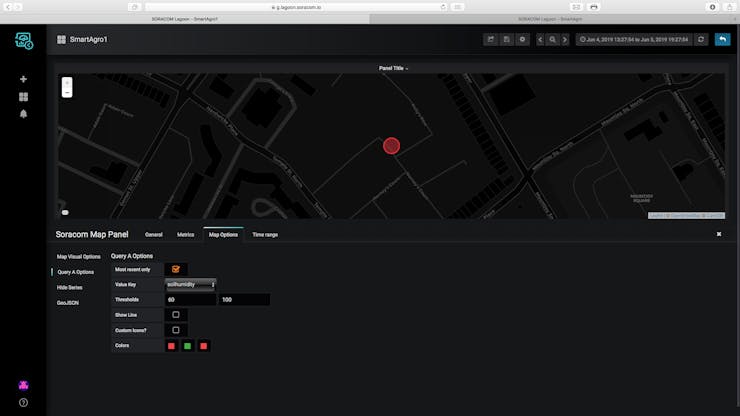 Select Quary A Options and set the screen as above