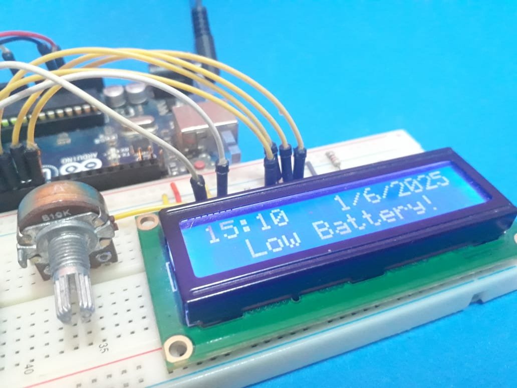 arduino lithium battery monitor