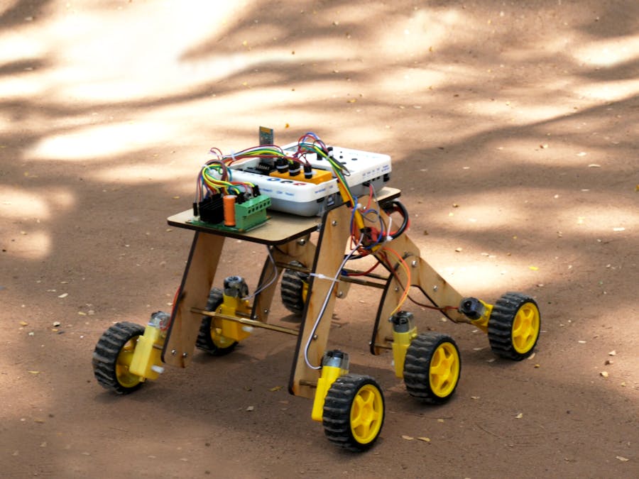 Mars Rover: Smartphone Controlled Stair Climbing Robot Us...