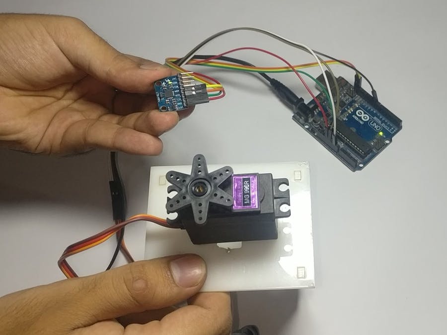 Controlling of Servo Motor with Arduino and MPU6050