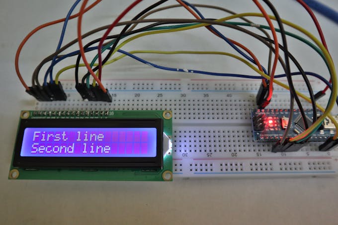 Interfacing Lcd1602 With Arduino Arduino Project Hub