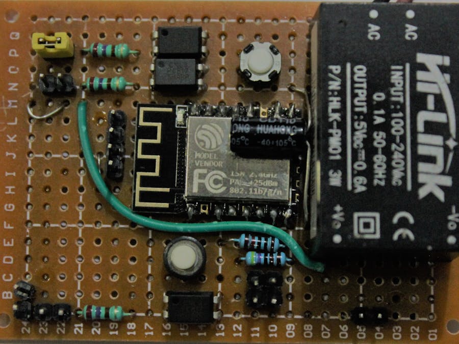 Smart Switch with Motion Detection Using an ESP-12F