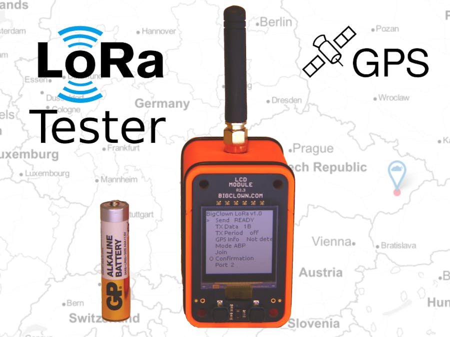 LoRa Tester with LCD & GPS: Open, Configurable, Low-Power