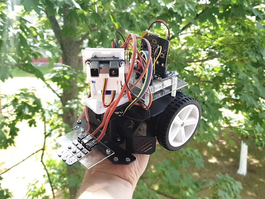 Micro:bit Robotic Car | Obstacle Avoidance and Line Follow