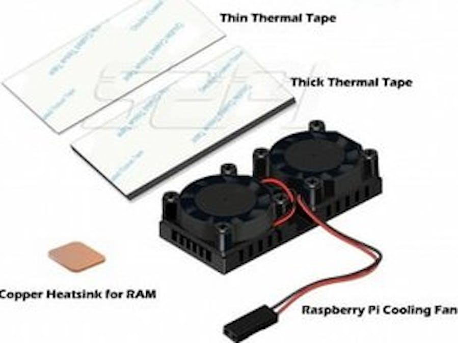 Review 007: RPI Dual Fan, Thermal Tape & RAM Heatsink Review