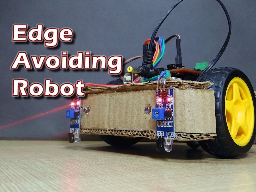 Make an Arduino-Based Edge Avoiding Robot