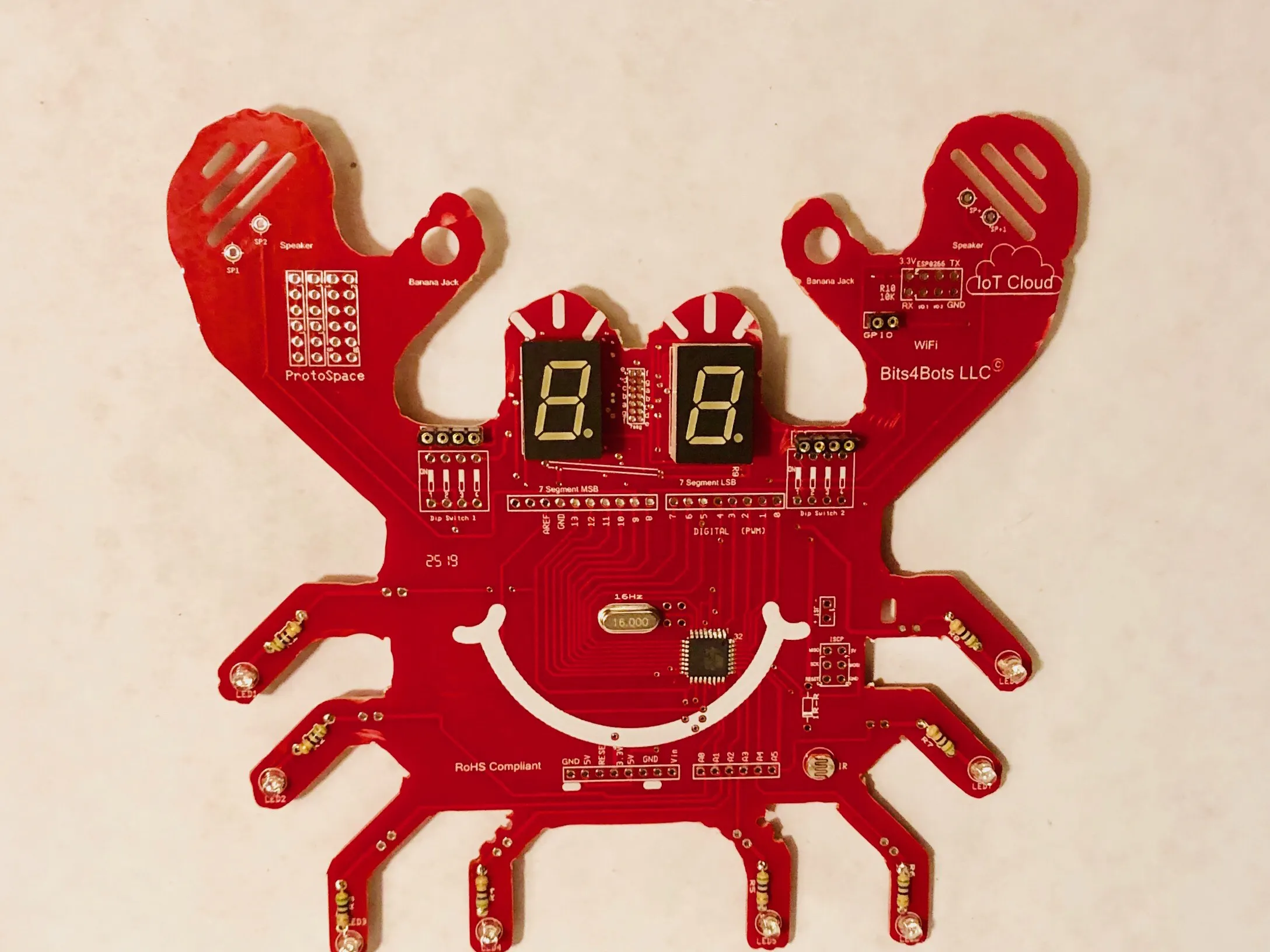 Arduino Project | Crabbie: My 1st Development Board - Hackster.io