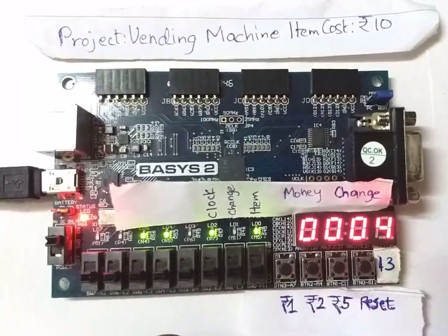 Vending Machine on FPGA
