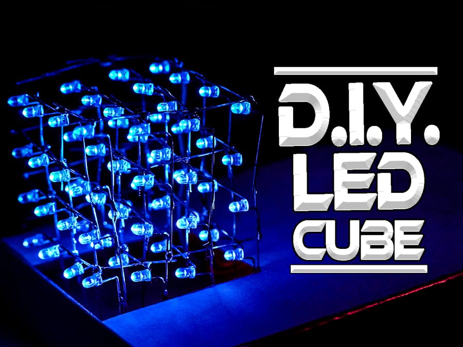 How to Make a 4x4x4 LED Cube with Leftover LEDs