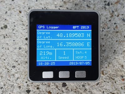 M5Stack GPS Logger 