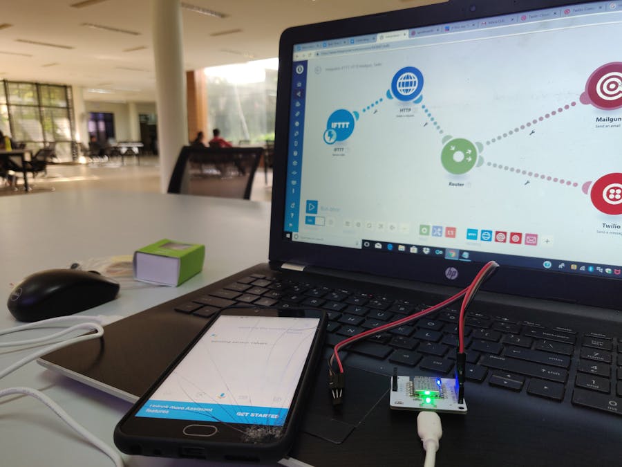 Accessing Sensor Values Anytime Using Google Assistant