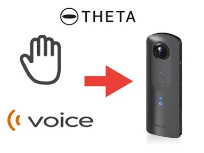 Gesture and Voice Control for Theta V