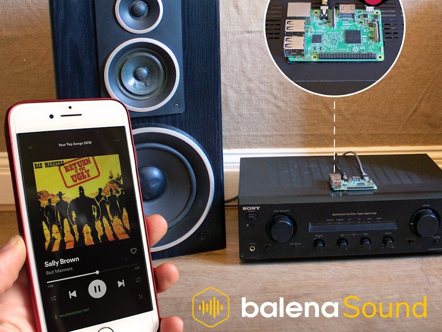 Bluetooth to Hi-Fi Speakers by balenaSound